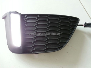 Cromo del ABS alta poder más elevado brillante estupendo Led DRL para Honda Fit accesorios del cuerpo de coches <span class=keywords><strong>piezas</strong></span> de venta - Product Image 5