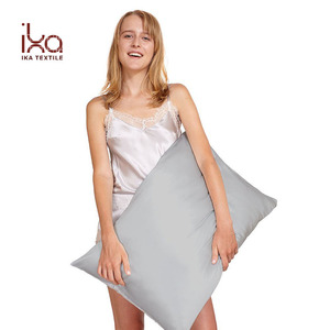 لون خالص ديكور منزلي مزدوج الوجهين 20*36 بوصة رمي الحرير Mulberrry النقي غطاء وسادة زخرفي - Product Image 6