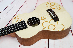 การออกแบบที่ไม่ซ้ำกันขายส่งจีนมะฮอกกานีด้านหลัง 23 inch <span class=keywords><strong>ukulele</strong></span> คอนเสิร์ต - Product Image 2