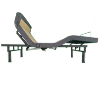Sommier de lit électrique réglable avec soutien cervical, lit confortable au design moderne, taille Queen pour l'ameublement de la maison