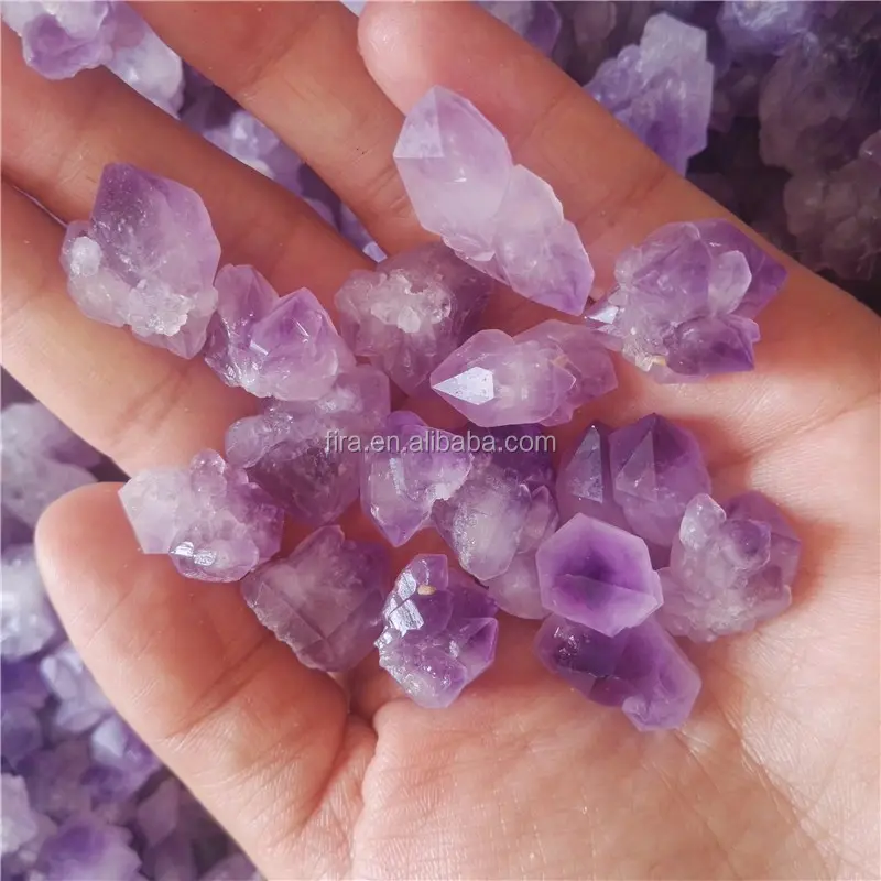 Cheap Natural Gemstone Rough Amethyst Crystal Stone Prices Raw Amethyst Tumbled Stone