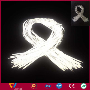 120cm panjang Twill Drawcord 3mm tebal reflektif dilapisi tali sepatu untuk pria wanita luar ruangan pelari sepatu Sneakers - Product Image 3