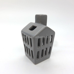 <span class=keywords><strong>Casa</strong></span> colorida forma De Cerámica titular de la vela candelita - Product Image 2