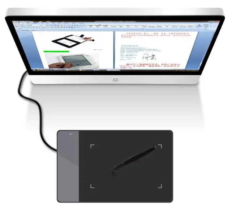 Popular HUION 420 4 Inch Electronic Graphic Signature Pad PenTabletためPC