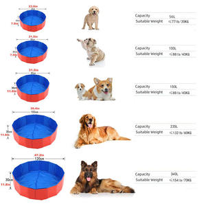 ए 01 आसान-से-सेट-अप फोल्डेबल पीसी अनुकूलन योग्य रंग पालतू स्नान टब बच्चे और कुत्ते के स्विमिंग पूल - Product Image 6