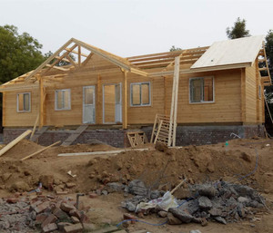 2022 Hoge Qualitytimber Log Frame Huis Fabriek Grote Windows Home Lage Kosten Hout Huis Geprefabriceerde Houten Villa