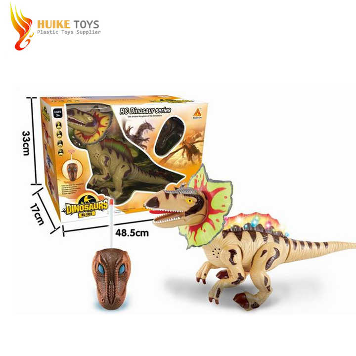 New Infrared Remote Control Walking Dimetrodon Flashing Dinosaur Toys