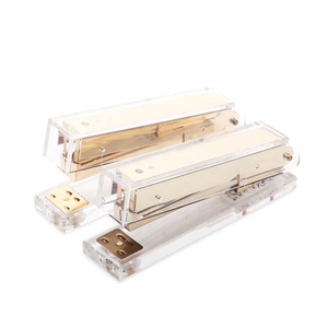 Văn Phòng Phẩm Sang Trọng Văn Phòng Phẩm <span class=keywords><strong>Stapler</strong></span> Giá Rẻ Giá Vàng Acrylic <span class=keywords><strong>Stapler</strong></span> - Product Image 2