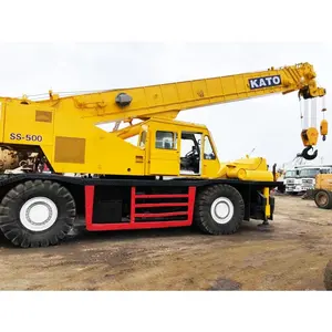 ใช้ Kato SS500 Rough Terrain Crane ญี่ปุ่น50ton Crane สำหรับขาย