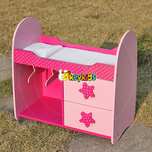 En gros bébé en bois belle <span class=keywords><strong>18</strong></span> <span class=keywords><strong>pouces</strong></span> <span class=keywords><strong>poupée</strong></span> <span class=keywords><strong>lit</strong></span> superposé miniature en bois rose <span class=keywords><strong>18</strong></span> <span class=keywords><strong>pouces</strong></span> <span class=keywords><strong>poupée</strong></span> <span class=keywords><strong>lit</strong></span> superposé avec rangement W06B025 - Product Image 6
