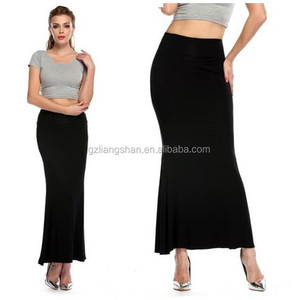 <span class=keywords><strong>Jupe</strong></span> maxi en coton noir, vêtements d'été, plus populaire, jupes longues blanches - Product Image 2