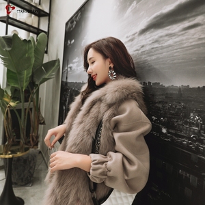 Quattro Metodo Spogliatoio Ragazze di Inverno <span class=keywords><strong>Pelliccia</strong></span> di Volpe Parka <span class=keywords><strong>Cappotto</strong></span> - Product Image 6