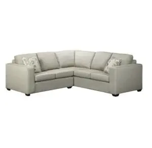 Beige morbido lino Americano moderno stile a cinque sedile soggiorno angolo di taglio e cucire divano copertura