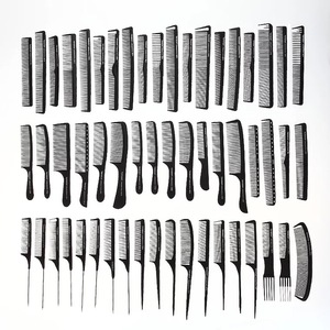 Peigne à cheveux professionnel antistatique et écologique en fibre de carbone, avec diverses tailles et dents fines, pour coiffeurs - Product Image 5