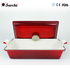 Casseroles en fonte émaillé, 13 pouces, ustensile de cuisine pour soupe, casserole ronde - Product Image 2