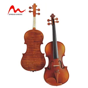 Hot selling cheapest violin with tiger flame violin