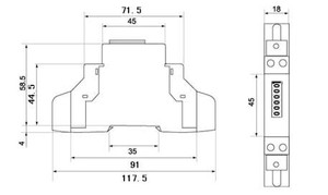 Modbus-RTU Pengukur Energi Fase Tunggal Standar IEC 62053-21 - Product Image 5