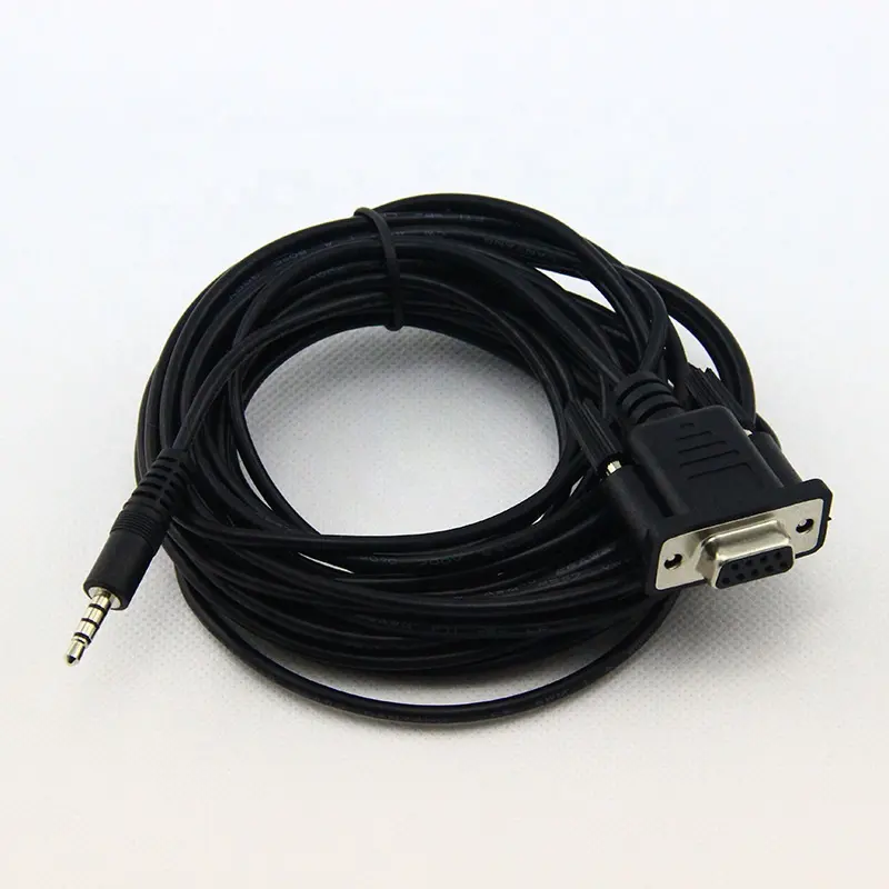Câble d'adaptateur femelle à prise Jack 3.5MM, VGA, rs-232, 9 broches