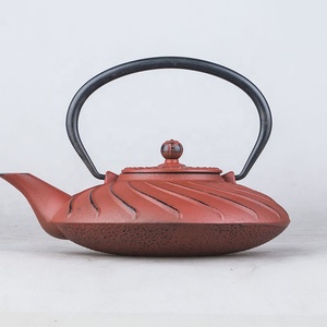 Unique Color Enameled Interior <strong>Cast</strong> <strong>Iron</strong> Enamel Teapot <strong>Tea</strong> Kettle <strong>Pot</strong> - Product Image 4