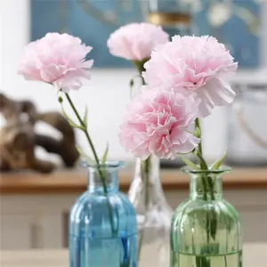 D1060 Silk Artificial Carnation Single Stem Lifelike Carnation Wholesale