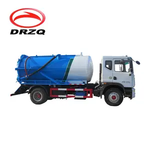 Dongfeng bas prix 6000L 8000L fécale des eaux usées déchets liquides d'aspiration pompe camion