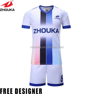 soccer wear oem cheap soccer uniform set custom soccer jersey football uniform for men - Product Image 6