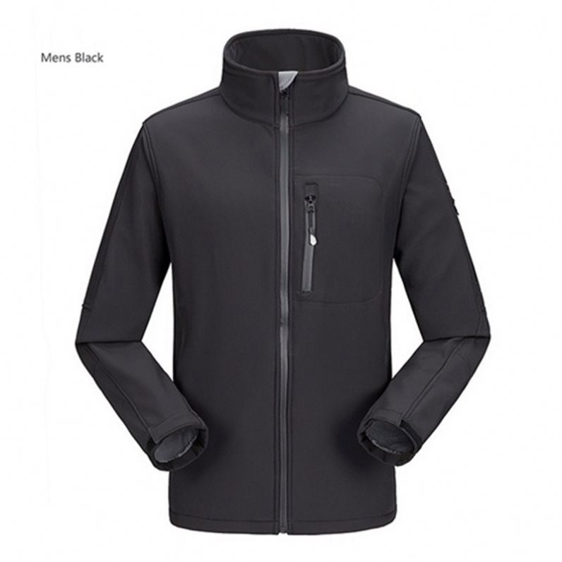Hommes Softshell Lié Veste Coupe-Vent En Plein Air Veste
