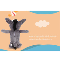 D824 Jouet en peluche électronique singe parlant et marchant, avec fonction d'enregistrement vocal, de répétition, de danse et de chant d'âne