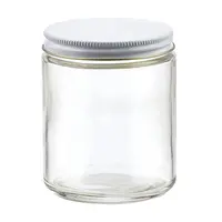 Buy Wholesale China Wholesale Glass Storage Jar With Metal Airtight Lid  12oz Glass Jam Jars 350ml Glass Jelly Bottles & Glass Jars at USD 0.36