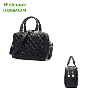 KID wholesale travel custom logo fashion muti-color leather hand lady bag