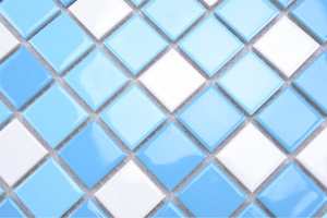 Mosaico in Ceramica Porcellanata Moderna Blu Scuro Classico <span class=keywords><strong>per</strong></span> Bordi e Pavimenti di <span class=keywords><strong>Piscine</strong></span> - Product Image 5
