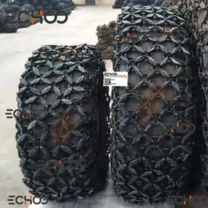 18.00-33 mini loader protection chain tire protection chain for Used Caterpillars wheel loader Tyre/tire protection chains