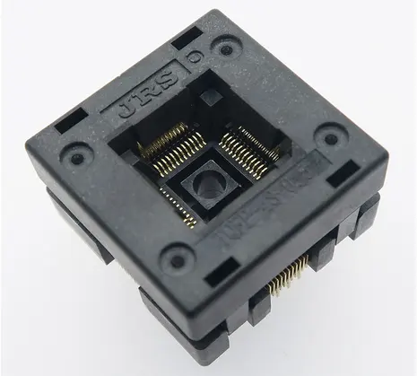 QFP48ピンBurnでSocket Pitch 0.5ミリメートルQFP48-0.5オープントップTest Socket Adapter QFPソケットカスタム製品専門家