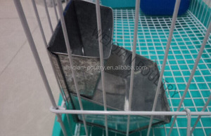 Piccolo Gigante Zincato Coniglio Feeder, Coniglio alimentatore automatico, Coniglio di metallo alimentatore - Product Image 6