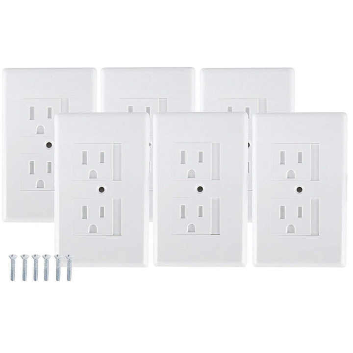 thumbnail image 2 of Mommys Helper Safe Plate Electrical Outlet Covers Standard, White 2 of 14