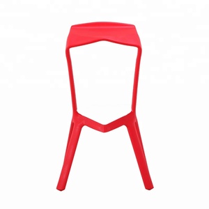 Mobili di Fabbrica all'Ingrosso Sgabello da Bar Impilabile in Plastica Nera <span class=keywords><strong>per</strong></span> Esterno Sedia da <span class=keywords><strong>Cucina</strong></span> - Product Image 6