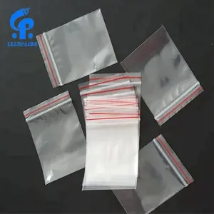 Wholesale Transparent Zip Lock Plastic Zipper Bag