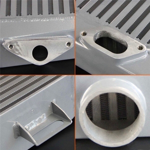 2008 + WRX STI EJ257 EJ255 2.5L + 나사용 알루미늄 성능 TMIC 탑 마운트 인터쿨러 - Product Image 4