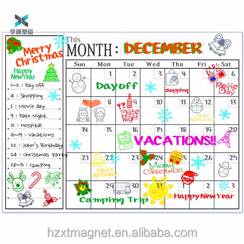 Магнитный календарь для холодильника, магнитная доска для холодильника, ежемесячный планировщик