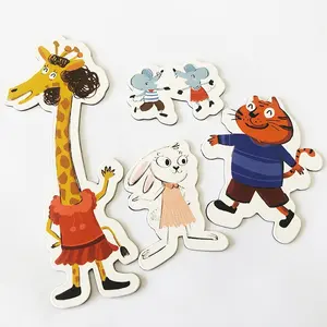 Customized Flexible Special Die Cut Soft Flat Paper Fridge Magnet