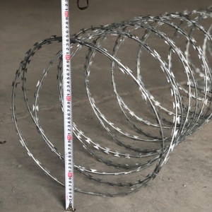 <span class=keywords><strong>Alambre</strong></span> de púas con plataforma, maquinilla de afeitar, Cruz <span class=keywords><strong>Concertina</strong></span> galvanizada BTO22 - Product Image 6