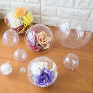 Grande transparente plástico hueco decorar hecha a mano bola <span class=keywords><strong>de</strong></span> <span class=keywords><strong>Navidad</strong></span> - Product Image 4