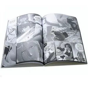 Personalizado de alta qualidade barato compensar impressão do livro de capa mole impressão de livros em quadrinhos