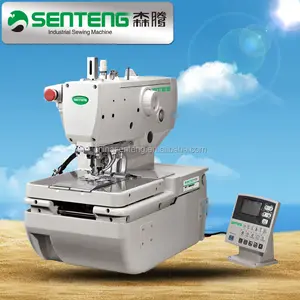 ST 9820-02 High speed computerized eyelet button holing sewing machine with thread cutter