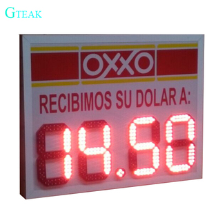 Whosale ป้ายราคาก๊าซจอแสดงผล LED <span class=keywords><strong>7</strong></span>ส่วน8นิ้ว - Product Image 2