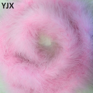 Romantic pink soft feather boa turkey marabou boa decoration feather