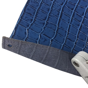 CHSJM0553-1 Nuovi Prodotti Del Grano Del Coccodrillo Goffrato Pelle di Vitello Finito In Vera Pelle - Product Image 3