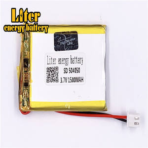 Stecker <span class=keywords><strong>2</strong></span>,5-<span class=keywords><strong>2</strong></span> P lithium-polymer batterien 504050 3,7 V 1500 mah Li-polymer batterie lipo batterie mit draht blei - Product Image 2