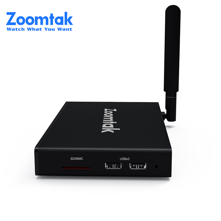 Zoomtak Android tv box octa core 4 K plein chargé XBMC media player streambox réseau streamer mini pc miracast double wifi