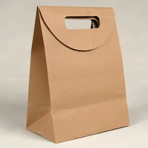 Hangzhou Supplier Custom Bread Paper Bag Kraft Food Grade